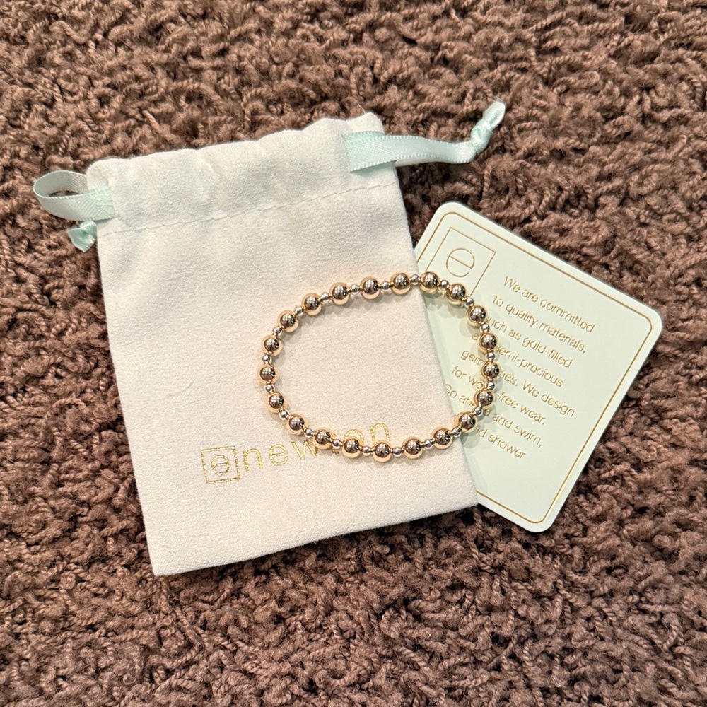 Enewton Gold Beaded Bracelet